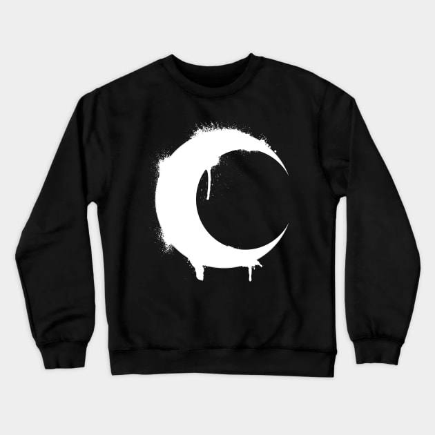 Moon Crewneck Sweatshirt by aqhart